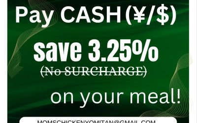 Pay Cash Save 3.25%!